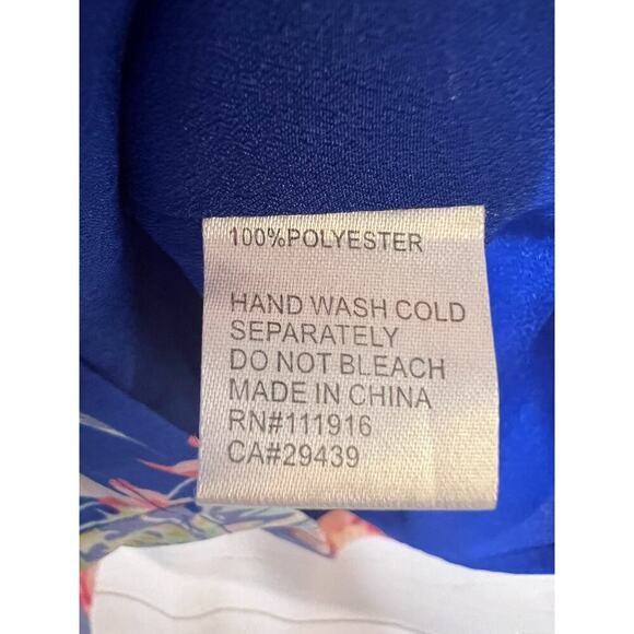 Yumi Kim Blue Zean Floral Liz Romper Size XS With Pockets - Picture 2 of 5